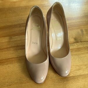 Christian Louboutin heels size 36 1/2 (6.5), 3 inch heel